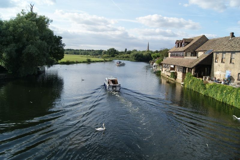 River Great Ouse at St Ives, Cambridgeshire