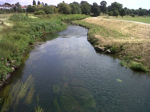 River Tame at Perry Hall playing fields