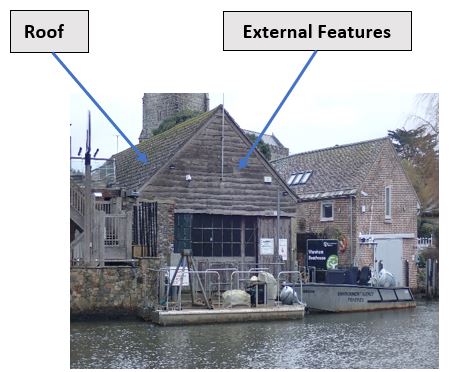 An example of a Boathouse.