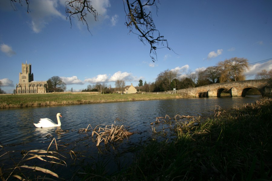 River Nene at Fotheringhay, Northamptonshire