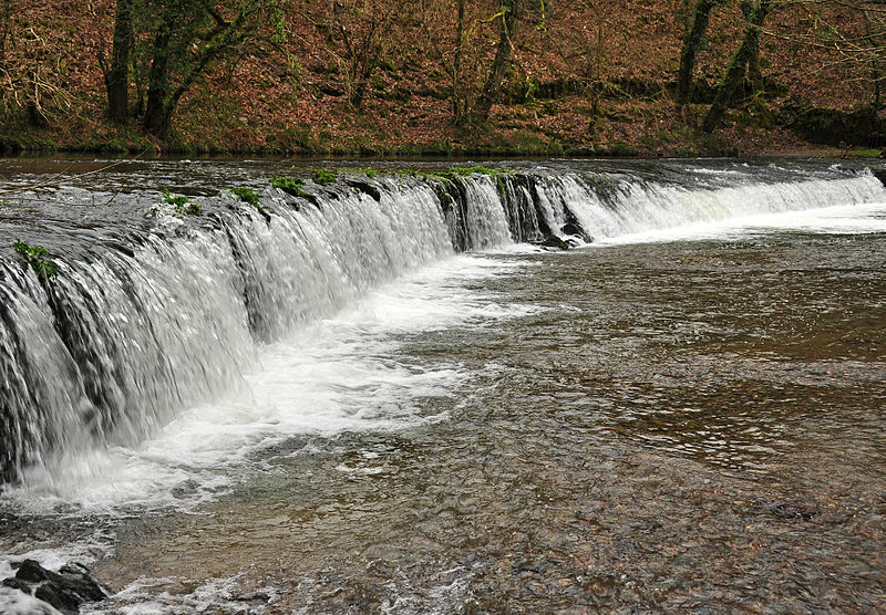 Photograph of Cann Quarry Weir
